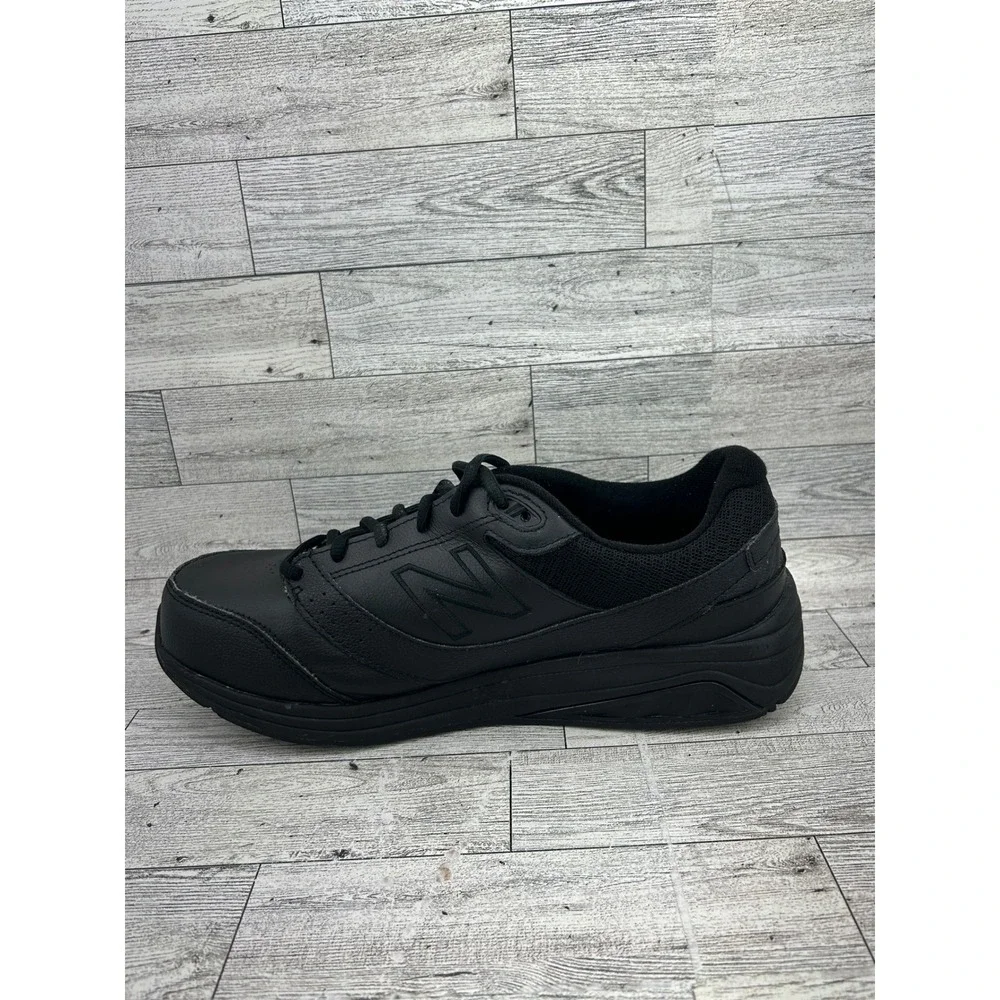 New Balance 928v3 Women 10.5D Men 9D Black Leather Walking Shoes‎ WW928BK3